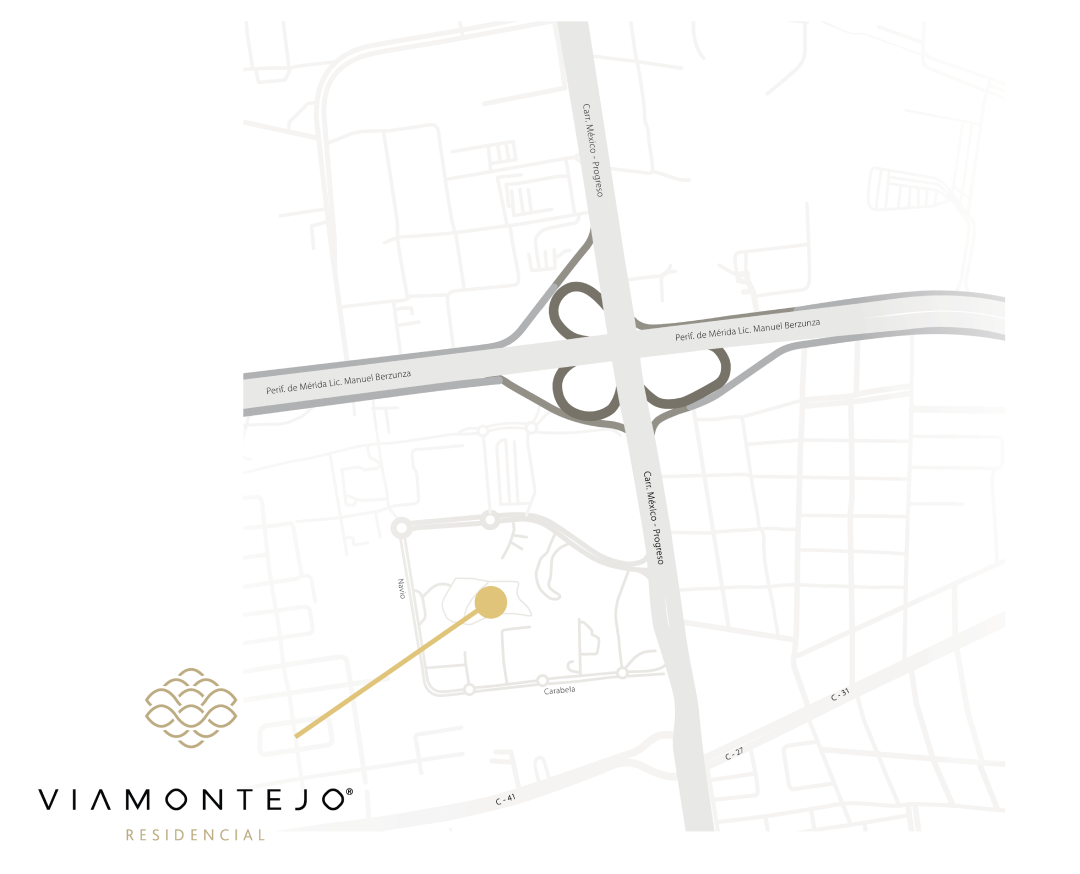 Ubicación Vía Montejo